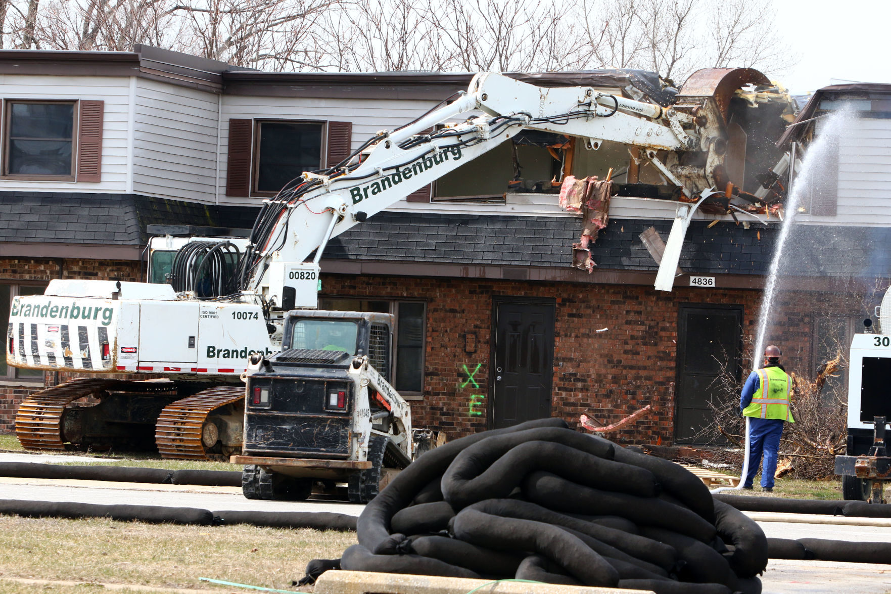 Gallery: Demolition begins on West Calumet Housing Complex